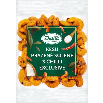 Kešu pražené solené s chilli exclusive 100g