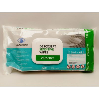 Descosept Sensitive Wipes dezinf.ubrousky 100 ks – Hledejceny.cz