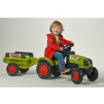 FALK Šliapací traktor 2040B Claas Arion 410 s vlečkou – Sleviste.cz