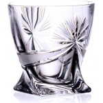 Bohemia Crystal Ručně broušené sklenice na whisky a rum Mašle 340ml (set po 6ks) – Sleviste.cz