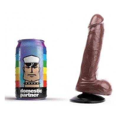 Domestic Partner Wilhelm Brown S, dildo s Vac U Lock přísavkou 17,5 x 4 cm – Hledejceny.cz