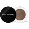 Oční linka Makeup Revolution London Brow Pomade With Double Ended Brush oční linky Medium Brown 2,5 g