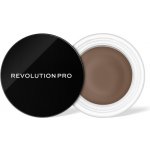 Makeup Revolution Brow Pomade With Double Ended Brush - Pomáda na obočí 2,5 g - Medium Brown