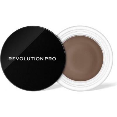 Makeup Revolution London Brow Pomade With Double Ended Brush oční linky Medium Brown 2,5 g