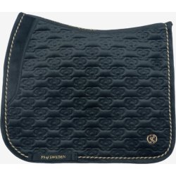 PS of Sweden Dečka podsedlová Velvet Monogram midnight green