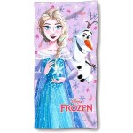 MLC Bavlněná plážová osuška Ledové království Frozen motiv Elsa a Olaf 70 x 140 cm – Sleviste.cz