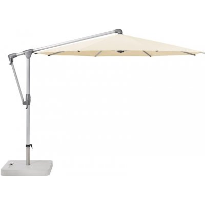 Glatz Boční slunečník Sunwing CASA, Glatz, kulatý 330 cm (3,3 m), , hliníkový rám antracitový (anthracite), potah polyester 250 g/m2 – Hledejceny.cz