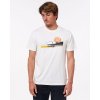 Pánské Tričko Rip Curl DOWN THE LINE STRIPE TEE Bone