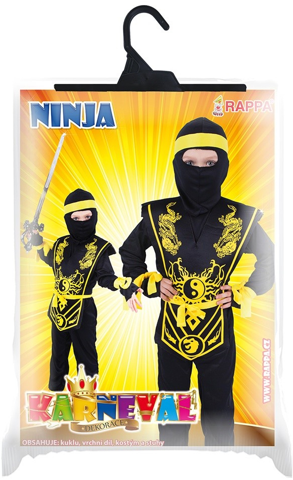 Rappa NINJA černo-žlutý