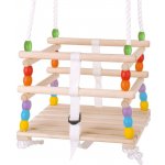Bigjigs Toys dřevěná korálková houpačka DD:BJ771 – Zboží Dáma