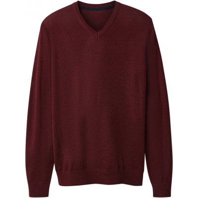 esmara Men pánský svetr s příměsí merino vlny bordó – Zboží Dáma