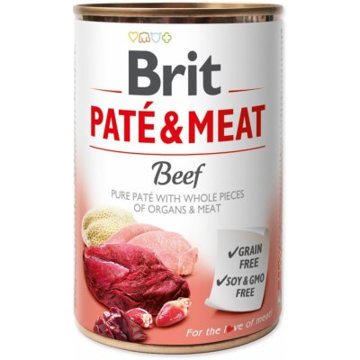 Konzerva BRIT Paté & Meat Beef 400 g