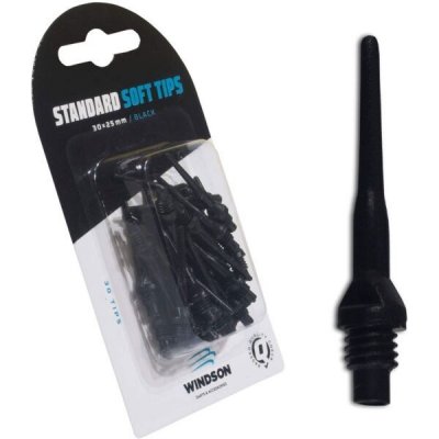 WINDSON Plastové hroty STANDARD 25mm, 30 ks - Černá – Zboží Dáma