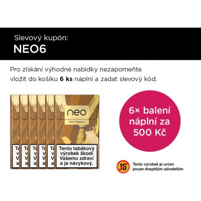 British American Tobacco Náplň Glo NEO Sticks Gold Tobacco