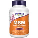 Now Foods MSM Methylsulfonylmethan 1000 mg 120 kapslí – Hledejceny.cz