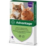 Advantage Spot-on pro velké kočky a králíky 80 mg 1 x 0,8 ml – Hledejceny.cz