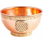 Nefertitis Miska měděná Květina života NF15306 - výška 4,5 cm, průměr 8 cm – Zboží Dáma