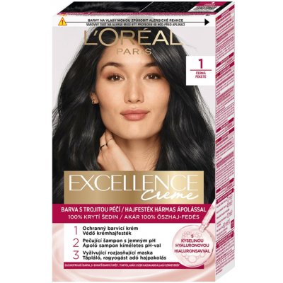 Loréal Excellence Creme Permanentní barva - 1 černá – Zboží Dáma