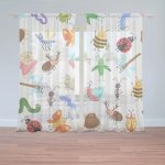 Sablio Záclony Hmyz: 2ks 150x250cm – Hledejceny.cz