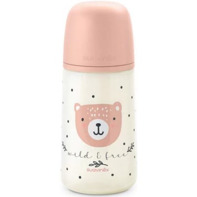 Suavinex kojenecká láhev Wild & Free růžová 270 ml – Sleviste.cz