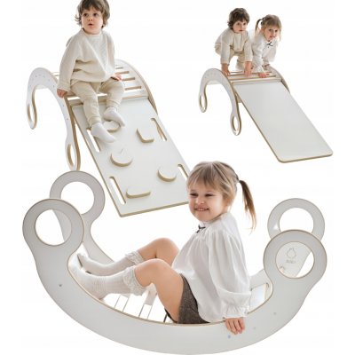 Gugi houpačka Montessori skluzavka a lezecká stěna – Zboží Dáma