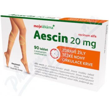 Moje lékárna Aescin 20mg 90 tablet