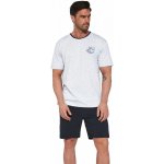 Cornette 471/110 Sailing cup pánské pyžamo krátké sv.šedé – Zboží Dáma