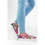 Timelook fashion slip on květované tenisky 2016B.FU – Zboží Dáma