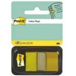 Záložky se zásobníkem, 50 lístků, 25x43 mm, žluté, 3M POSTIT – Hledejceny.cz