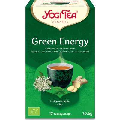 Yogi Tea Bio Zelená energie 17 x 1,8 g – Zbozi.Blesk.cz