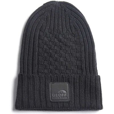 Geoff Anderson Čepice WizWool Ulf Beanie Černá