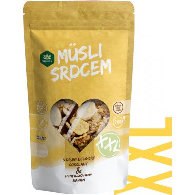 Topnatur Müsli Trio čokolády a banán XXL 500 g – Zboží Dáma