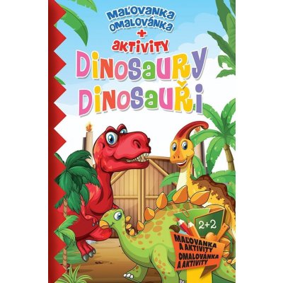 wiky Omalovánka aktivity Dinosauři pastelky – Zboží Mobilmania