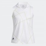 adidas golf Sleeveless bílá s potiskem – Zboží Dáma