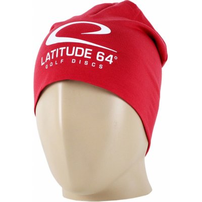 Latitude 64° čepice Elastická Červená bílé logo discgolf – Hledejceny.cz