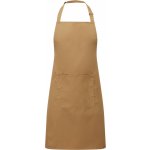 Premier Zástěra Colours PR 154 s laclem a kapsou na břiše COT39015402499-camel – Hledejceny.cz