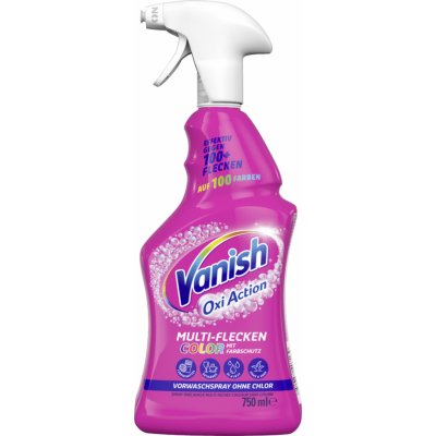VANISH Oxi Action sprej na odstranění skvrn na barevném prádle 750 ml – Zboží Dáma