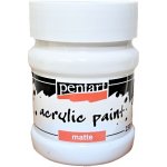 Pentart Matná akrylová barva 230 ml titanová bílá – Hledejceny.cz