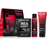 Dermacol Men Agent Eternal Victory 3v1 sprchový gel 250 ml + deodorant sprej 150 ml + slupovací pleťová maska 2 x 7,5 ml, kosmetická sada pro muže – Zbozi.Blesk.cz