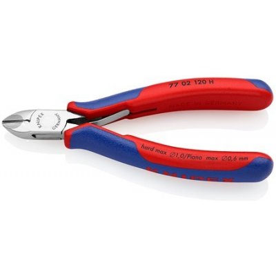 Knipex Boční štípací kleště pro elektroniku s vsazeným karbidovým břitem 120mm 7702120H