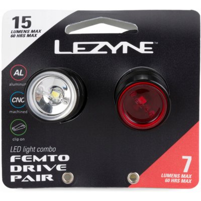 Lezyne Femto Drive set černé – Hledejceny.cz