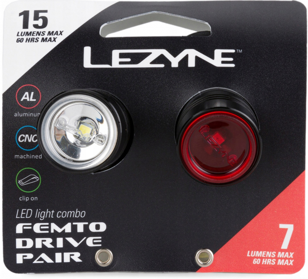 Lezyne Femto Drive set černé