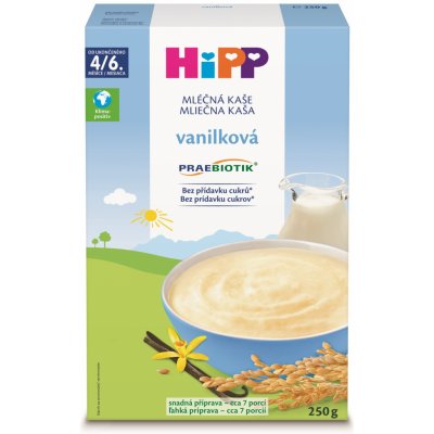 HiPP Mléčná kaše první vanilková 250g – Zboží Dáma