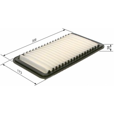 Vzduchový filtr BOSCH F 026 400 566 – Hledejceny.cz