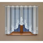 Dekorační žakárová záclona s řasící páskou STEPHA 140 bílá 300x140 cm MyBestHome – Hledejceny.cz
