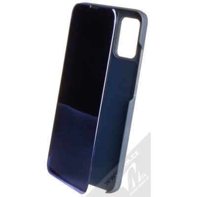 Pouzdro 1Mcz Clear View flipové Samsung Galaxy A02s modré – Zboží Mobilmania