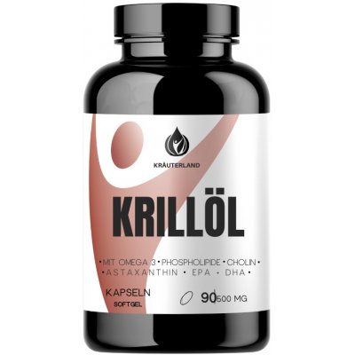 Kräuterland Krill olej 90 kapsúl