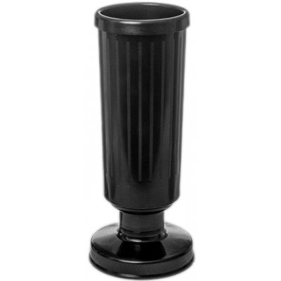 BESOP - Váza na hrob zatížená 30cm černá – Zboží Dáma