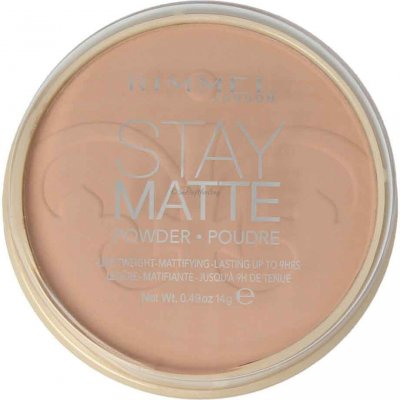 Rimmel London Stay Matte Dlouhotrvající kompaktní pudr 008 Cashmere 14 g