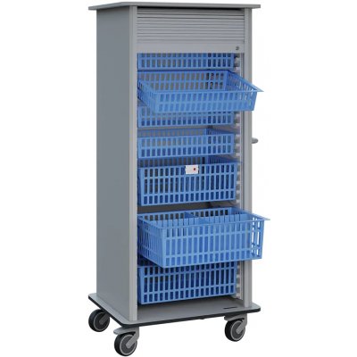 DEXTER 27 vozík boxový 1780 x 780 x 620 mm šedá – Zboží Mobilmania